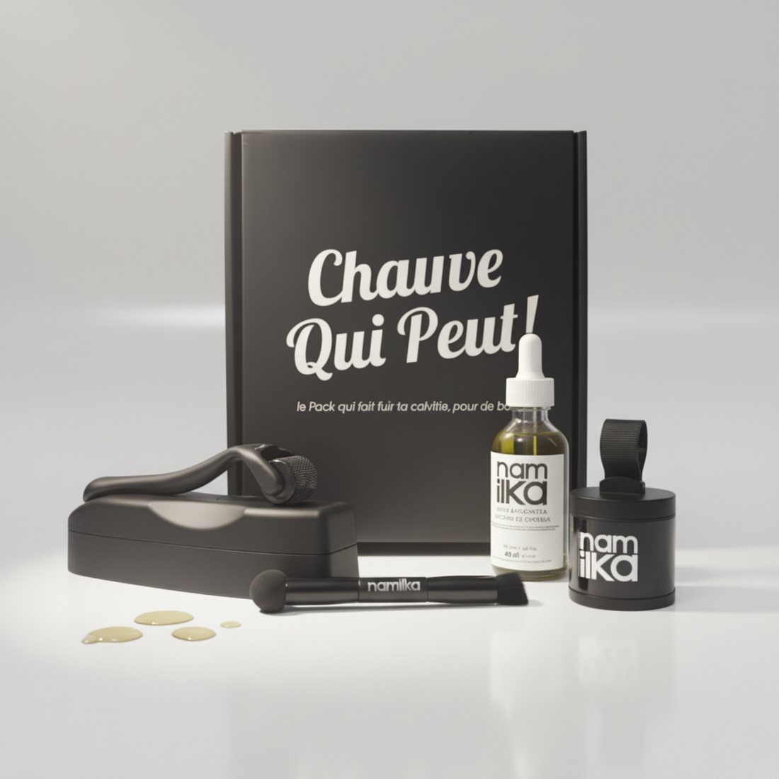 Kit de Fibres Capillaires Namilka : Volume et Épaisseur Instantanés Naturels