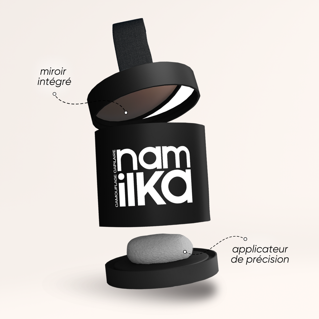 Namilka Poudre Camouflage Capillaire Instantanée: Densité, Volume, Aspect Naturel, Durable