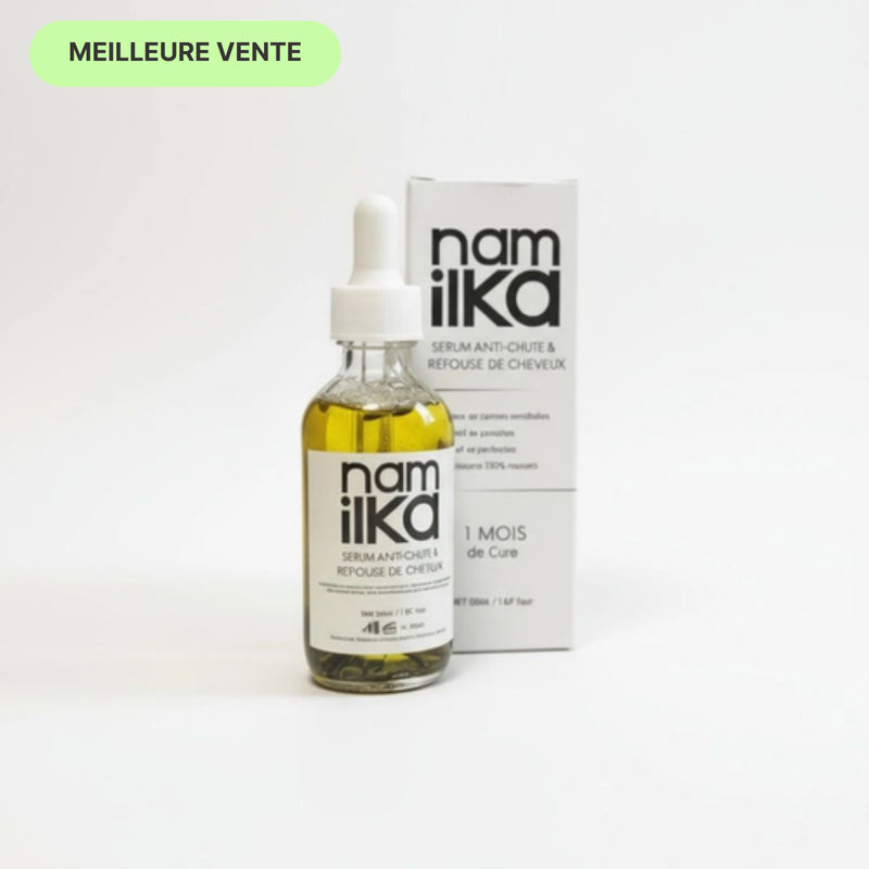 Kit Découverte Namilka Pro Complet : Camouflage Capillaire & Repousse Boostée