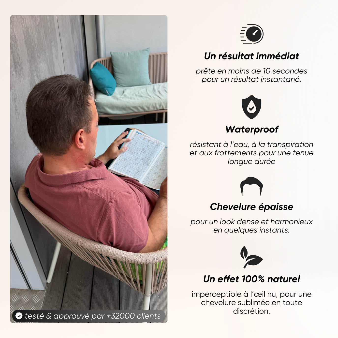 Namilka Poudre Camouflage Capillaire Instantanée: Densité, Volume, Aspect Naturel, Durable