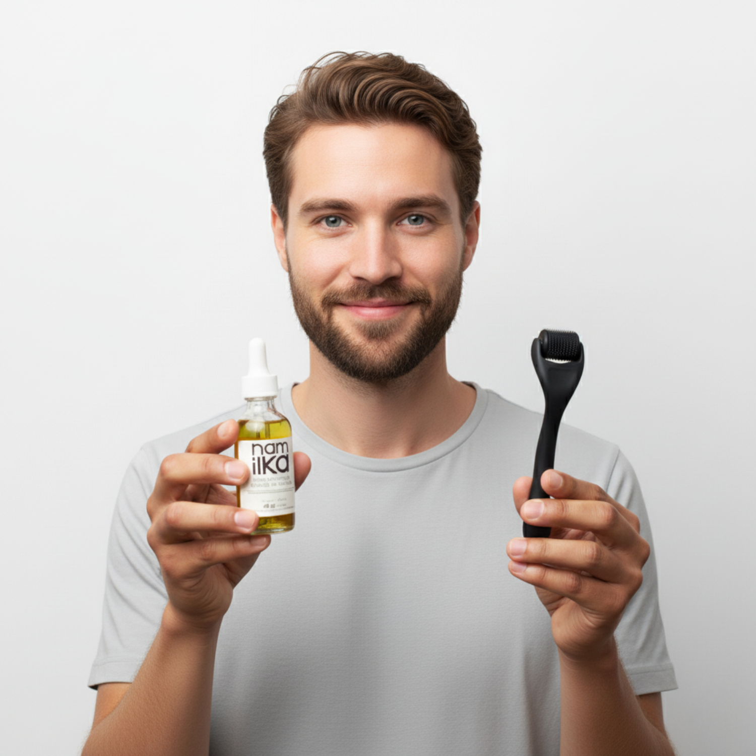 Pack Duo NamilKa : Sérum Visage Rajeunissant et Derma Roller